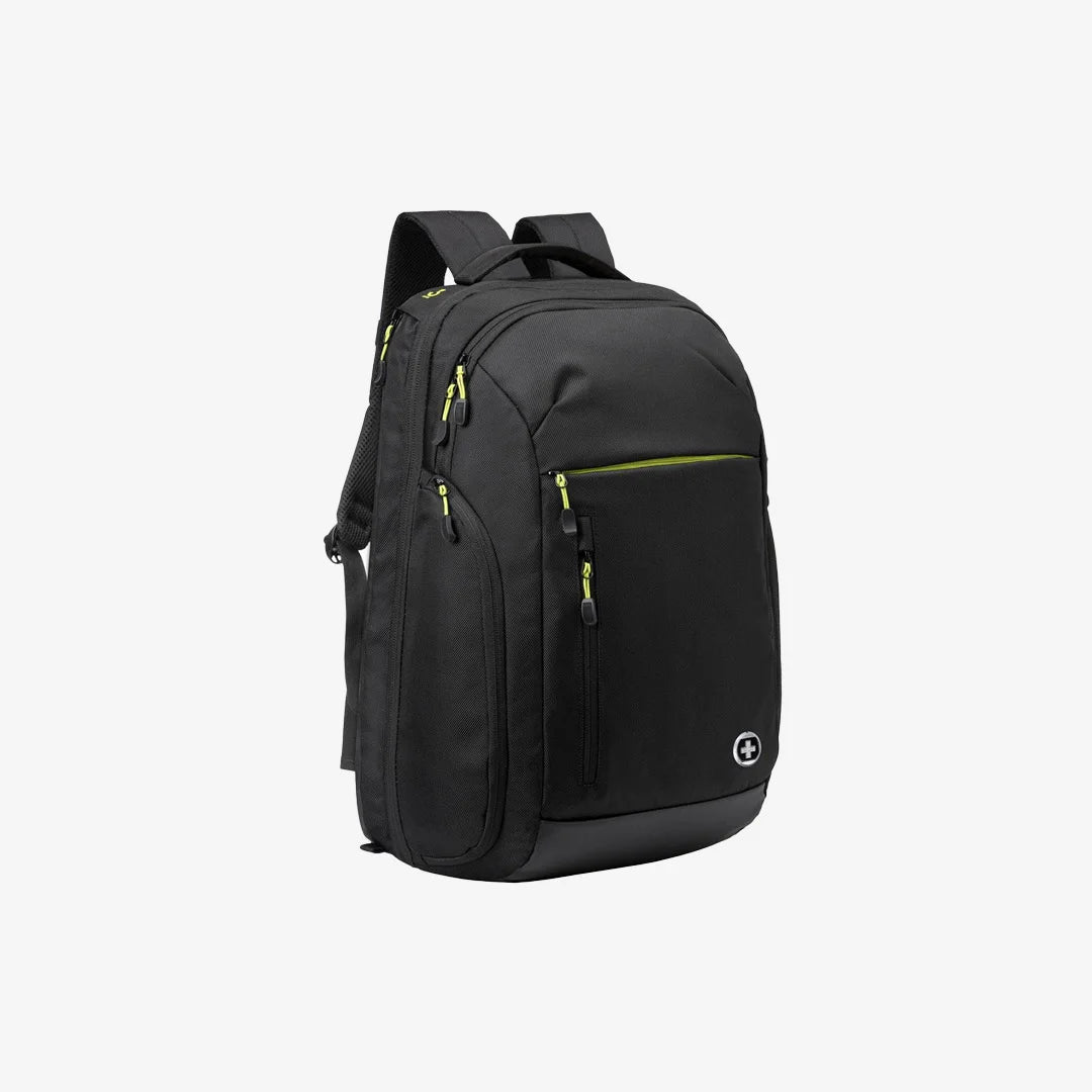 Swissdigital 32L Java Backpack Right Side in Black - SD805