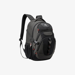 Swissdigital 22L Vector Backpack Right Side in Black/Grey - SD803