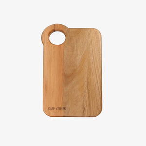Company Branded Logo Line The Nibble Merch Gable & Teller Acacia Wood Cheeseboard - LL8319