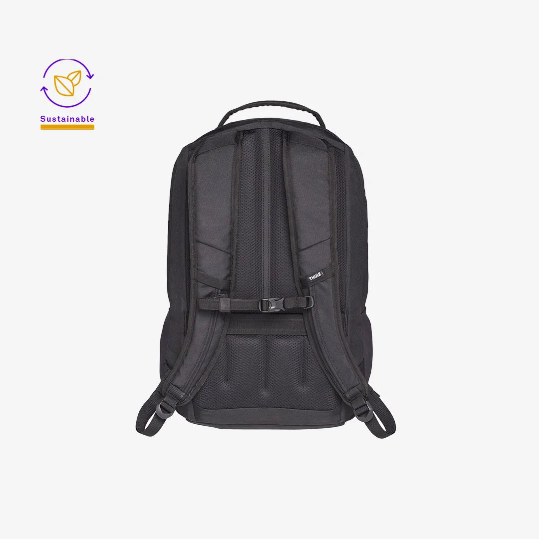 Nottage Thule Recycled Lumion 15" Computer Backpack 21L in Black Back - TL1003