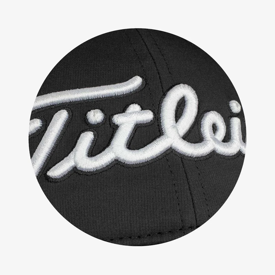 Titleist Tour Performance Cap in Black Logo Detail - 118398