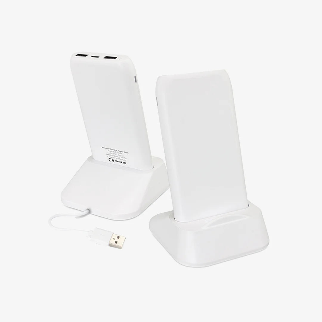Triode 10,000mAh Wireless Charging Station in White - 200321 