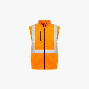 Syzmik Unisex HiVis X Back 2-in-1 Softshell Work Jacket Vest - ZJ680