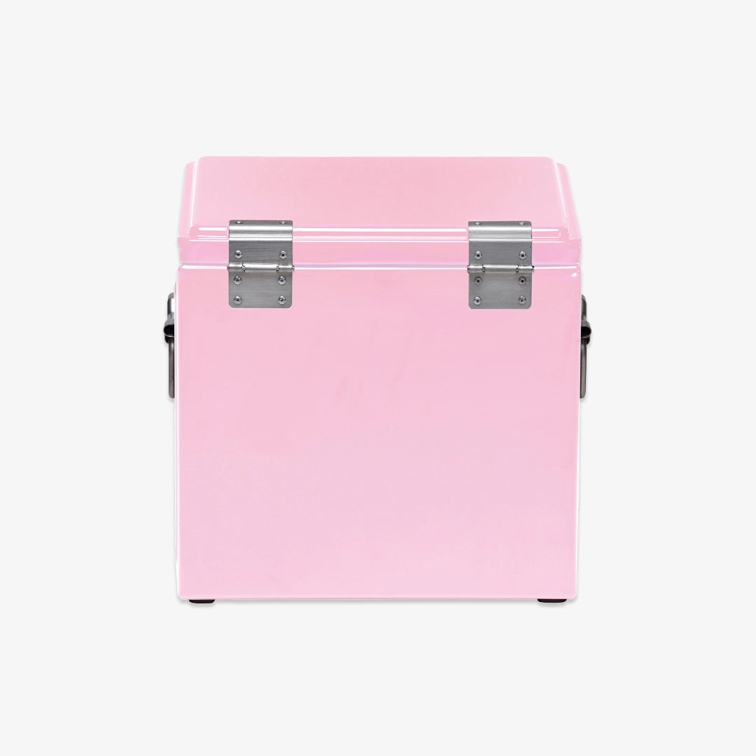 Gear for Life 15L Vintage Cooler Box in Pink Back - POVCB