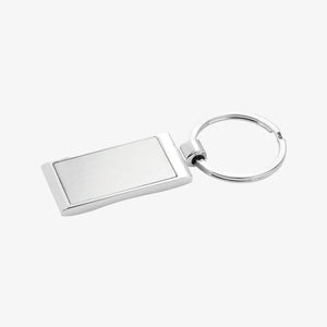 Wave Metal Key Ring in Silver - 2783