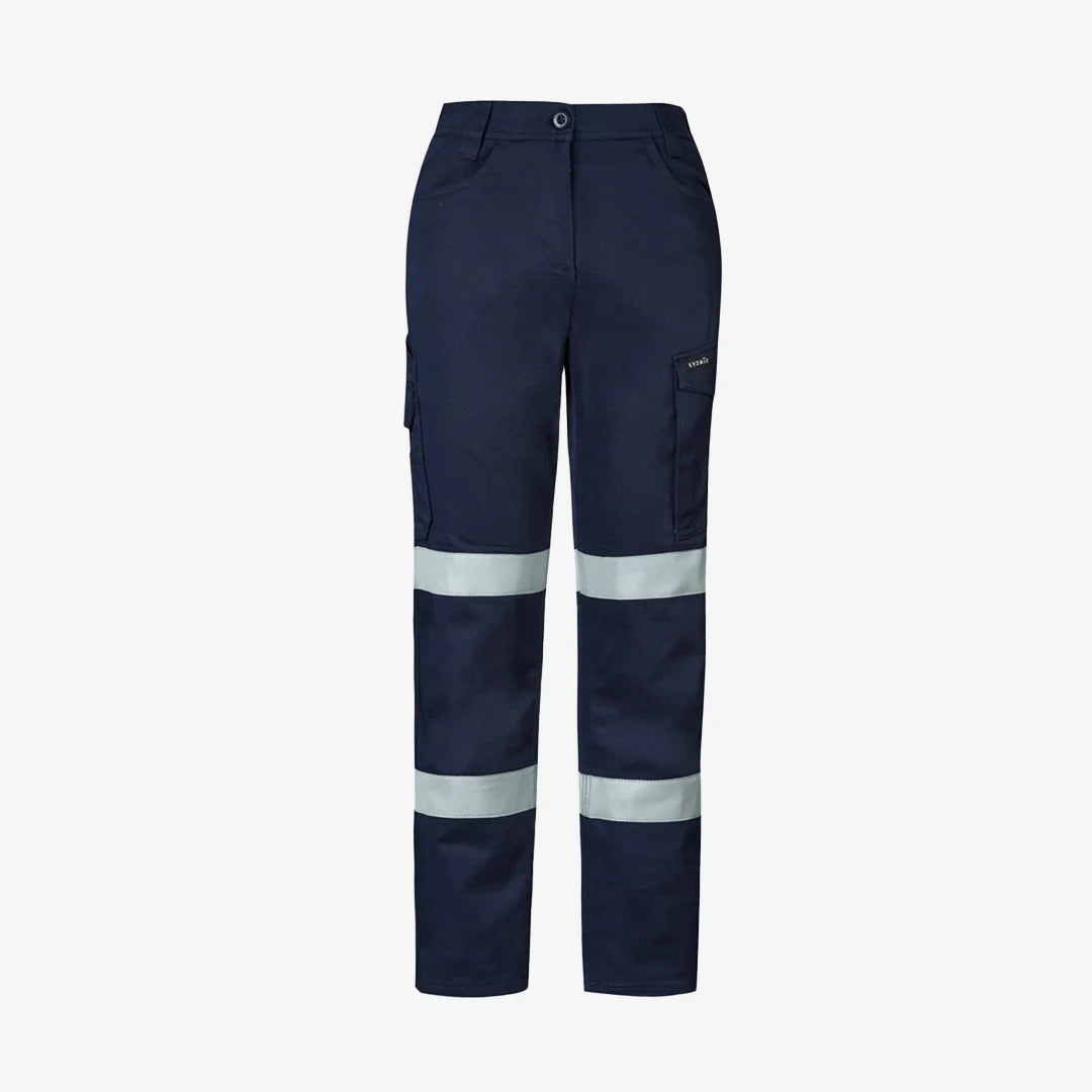 Syzmik Women's Essential Stretch Taped Cargo Pant in Navy - ZP733 | Mercha