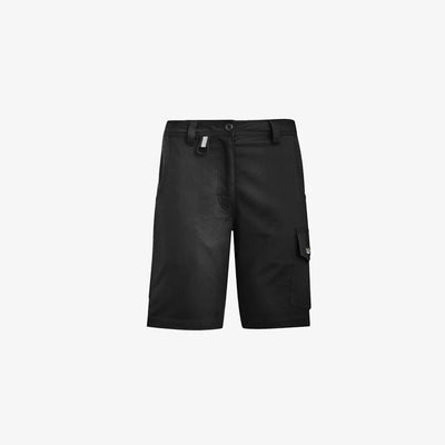 Syzmik Women's Rugged Cooling Vented Short in Black - ZS704 | Mercha