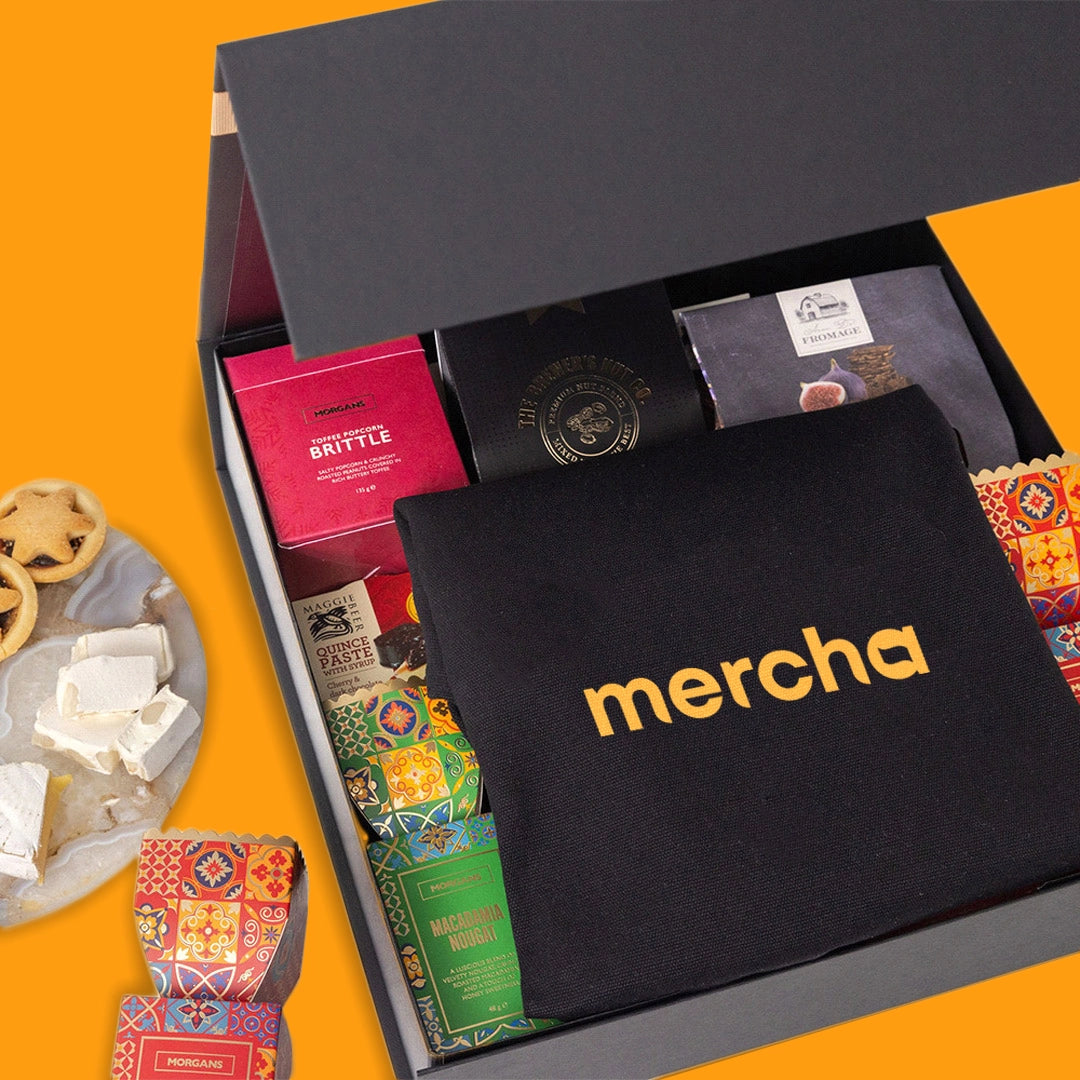 Lifestyle Image of Christmas Indulgence Custom Merch Pack - HAM1009