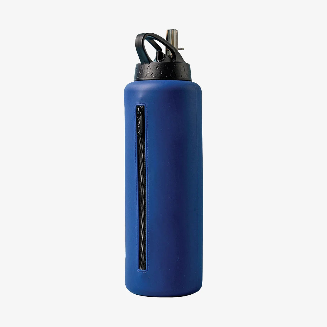 Zip + Sip 720ml Drink Bottle in Navy - ZNS1001