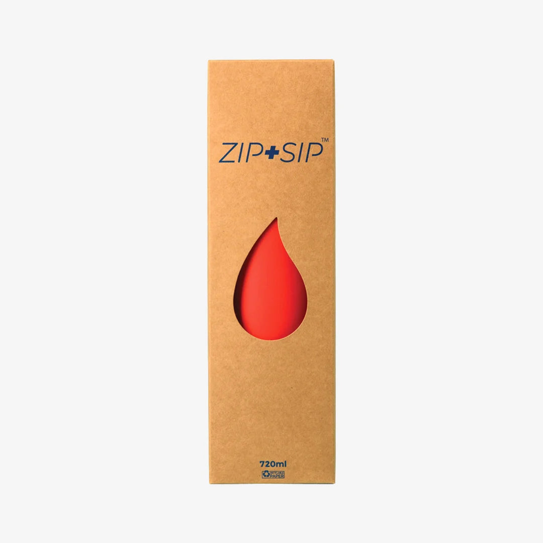 Zip + Sip 720ml Drink Bottle in Red Packaging - ZNS1001