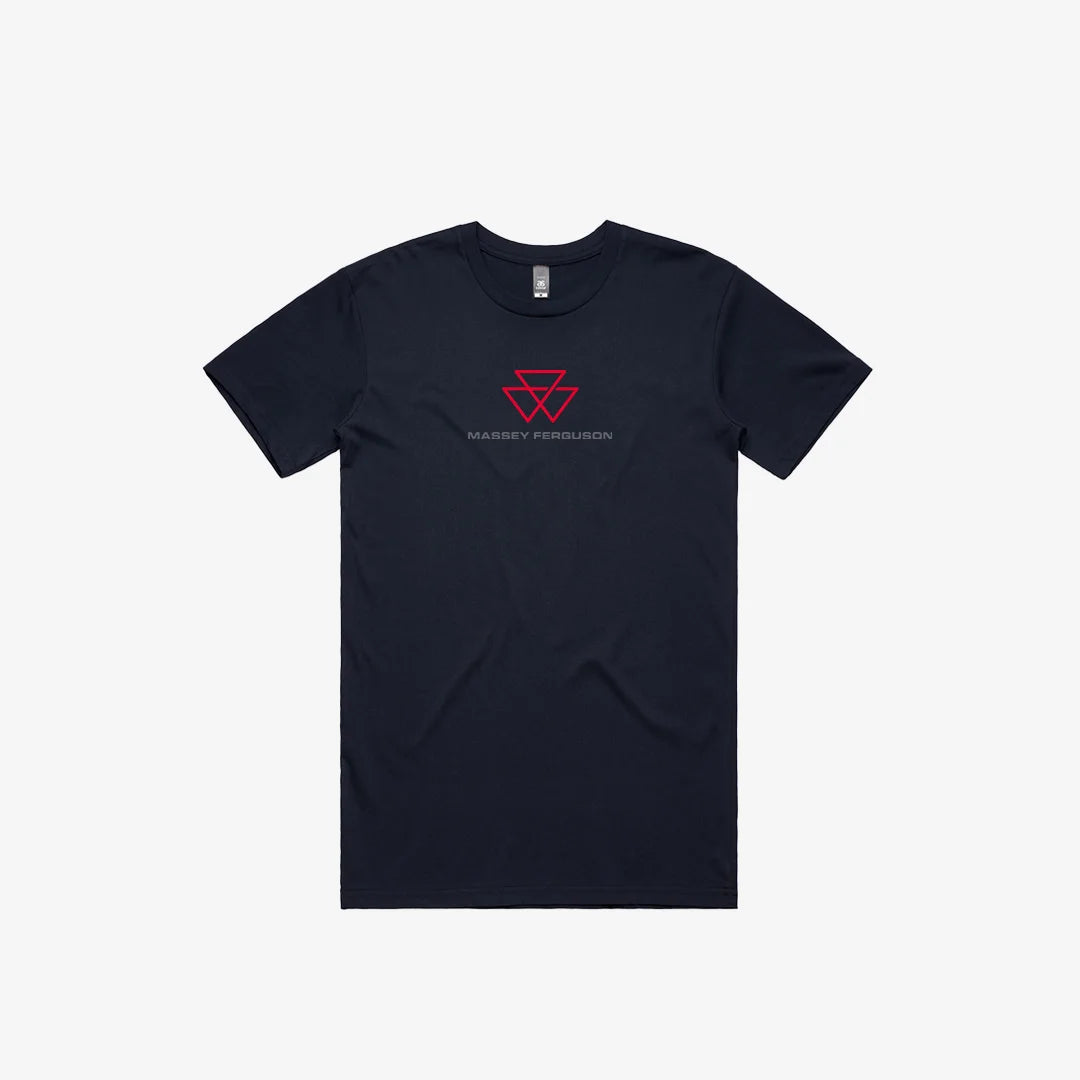 Branded Massey Ferguson Men's Staple Tee in Navy - 5001