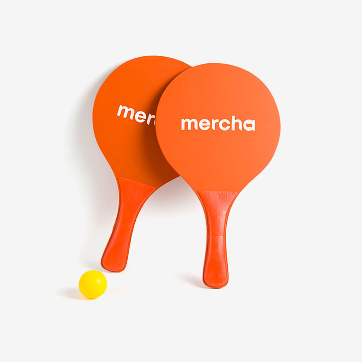 Company Branded Beached Daz Custom Swag Pack - Orso Faluk Beach Rackets - Mercha
