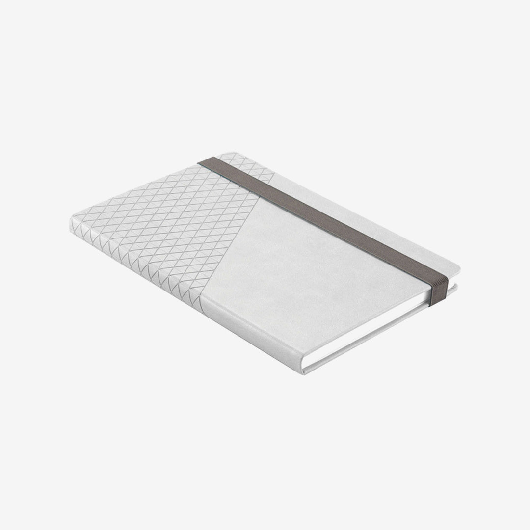 Nottage Geometric Journal in White - 1026