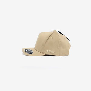 Flexfit A-Frame 5-Panel Cap Khaki Left Side - 110A
