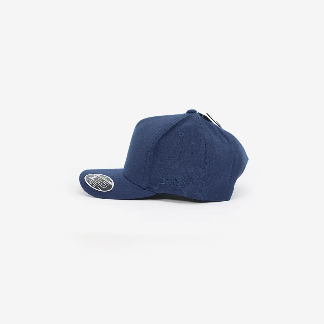 Flexfit A-Frame 5-Panel Cap Navy Left Side - 110A