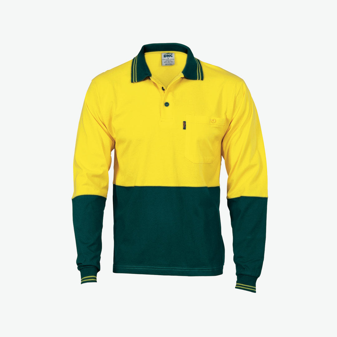 YELLOW/BOTTLE GREEN - FRONT
