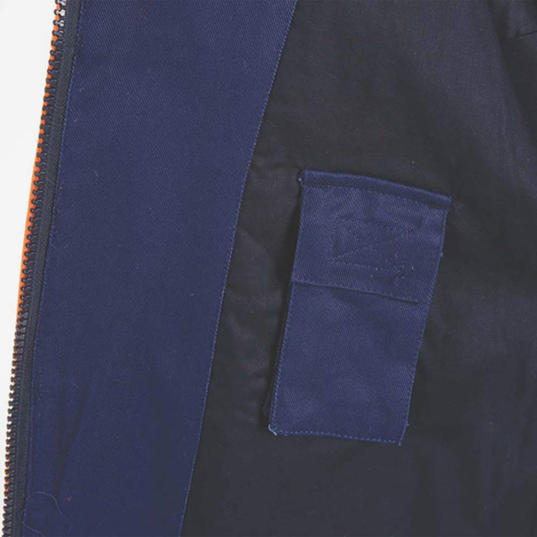 Shop Quality Personalised DNC Men's Hivis Two Tone Protect or Drill Work Jacket with 3M R/Tape Detail  - 3858