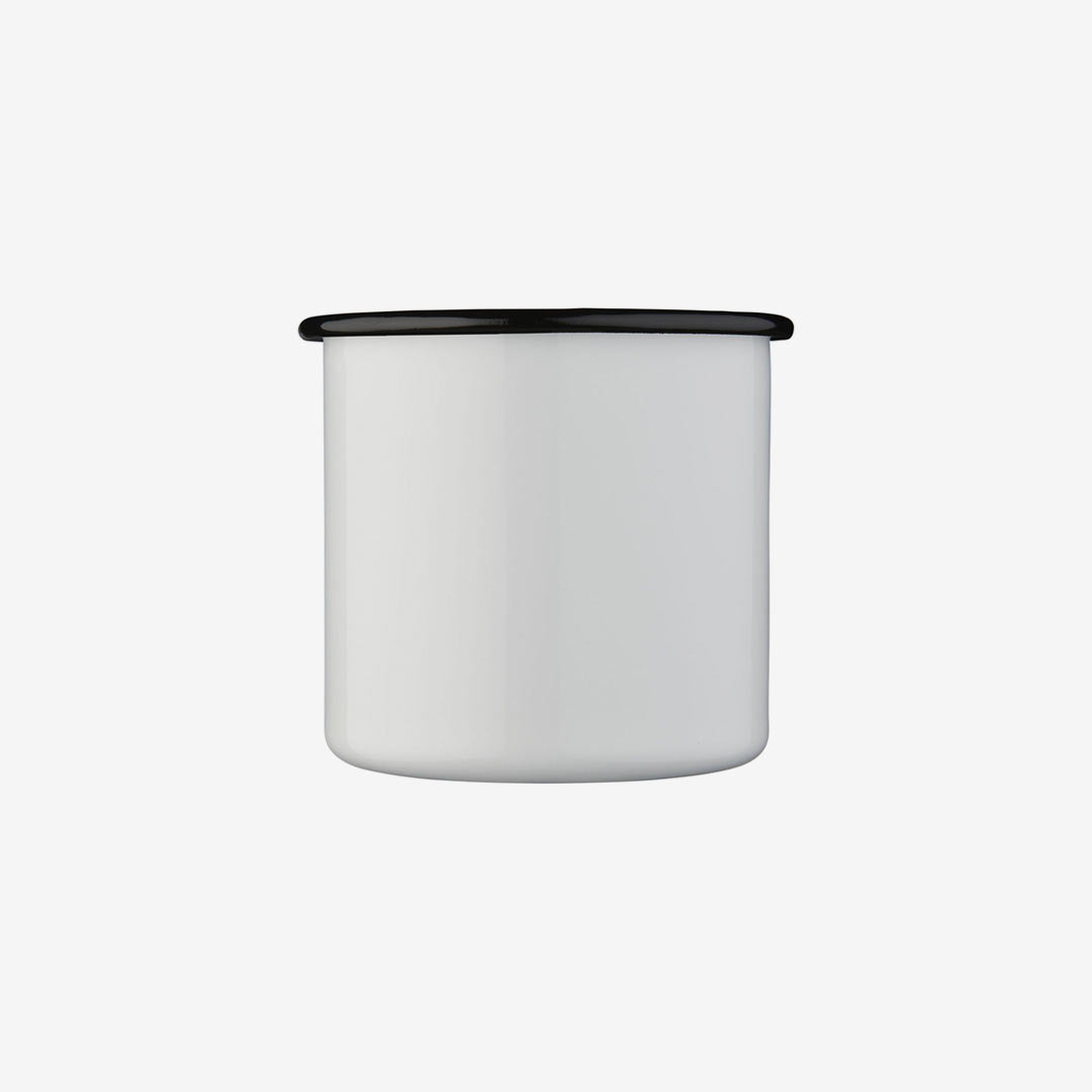 Shop Nottage Enamel Metal Cup in White - 4080