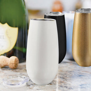 Shop Promotional Branded Merch Nottage Rosa 170ml Vacuum Champagne Flute in All Colors - 4088