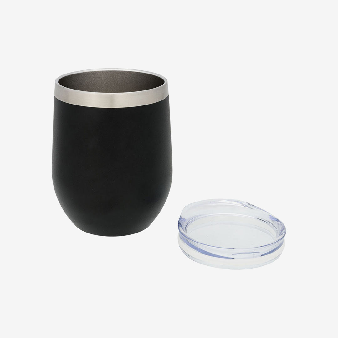 Nottage Corzo Copper Vac Insulated Cup 350ml in Black with Lid - 4090