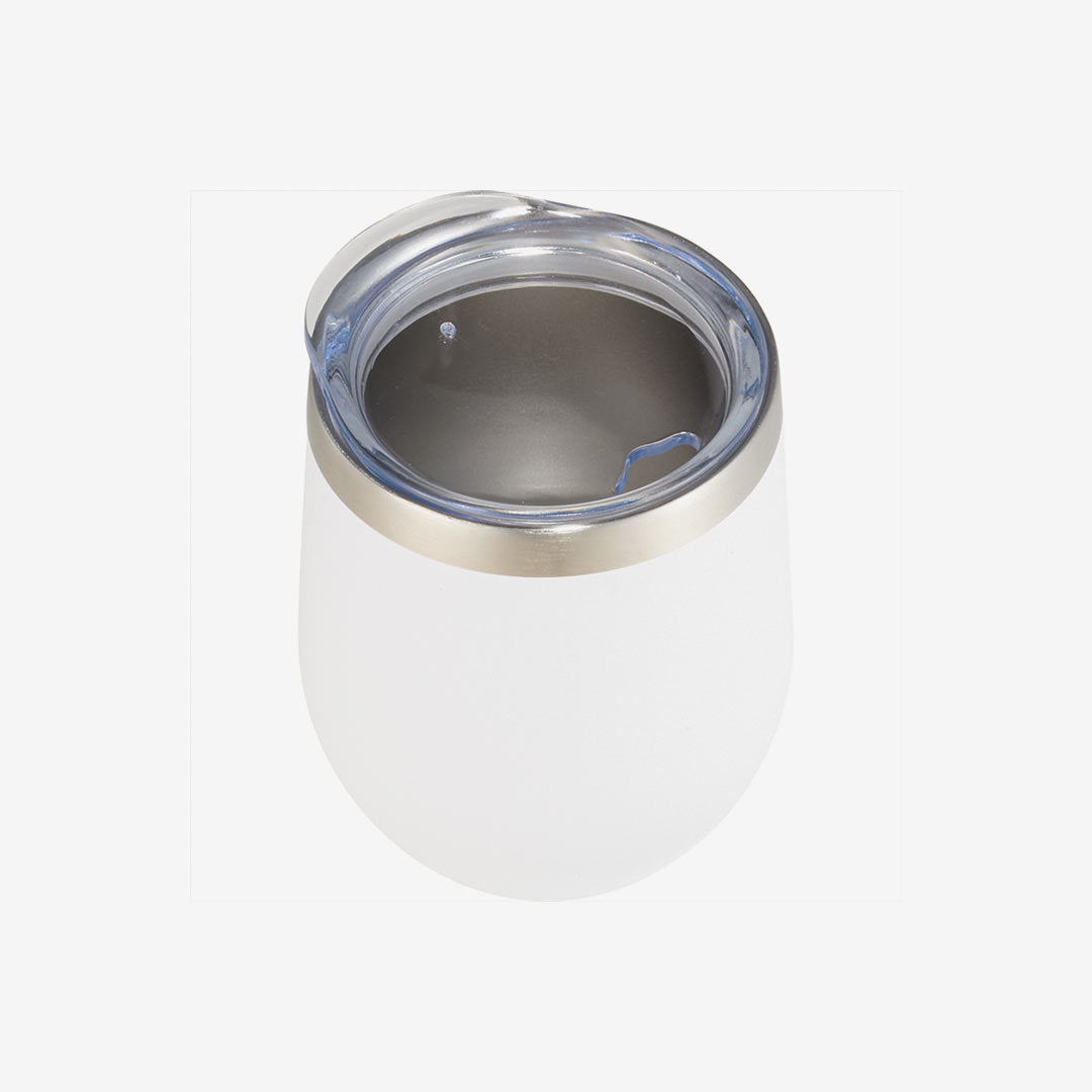 Shop Custom Nottage Corzo Copper Vac Insulated Cup 350ml in White - 4090