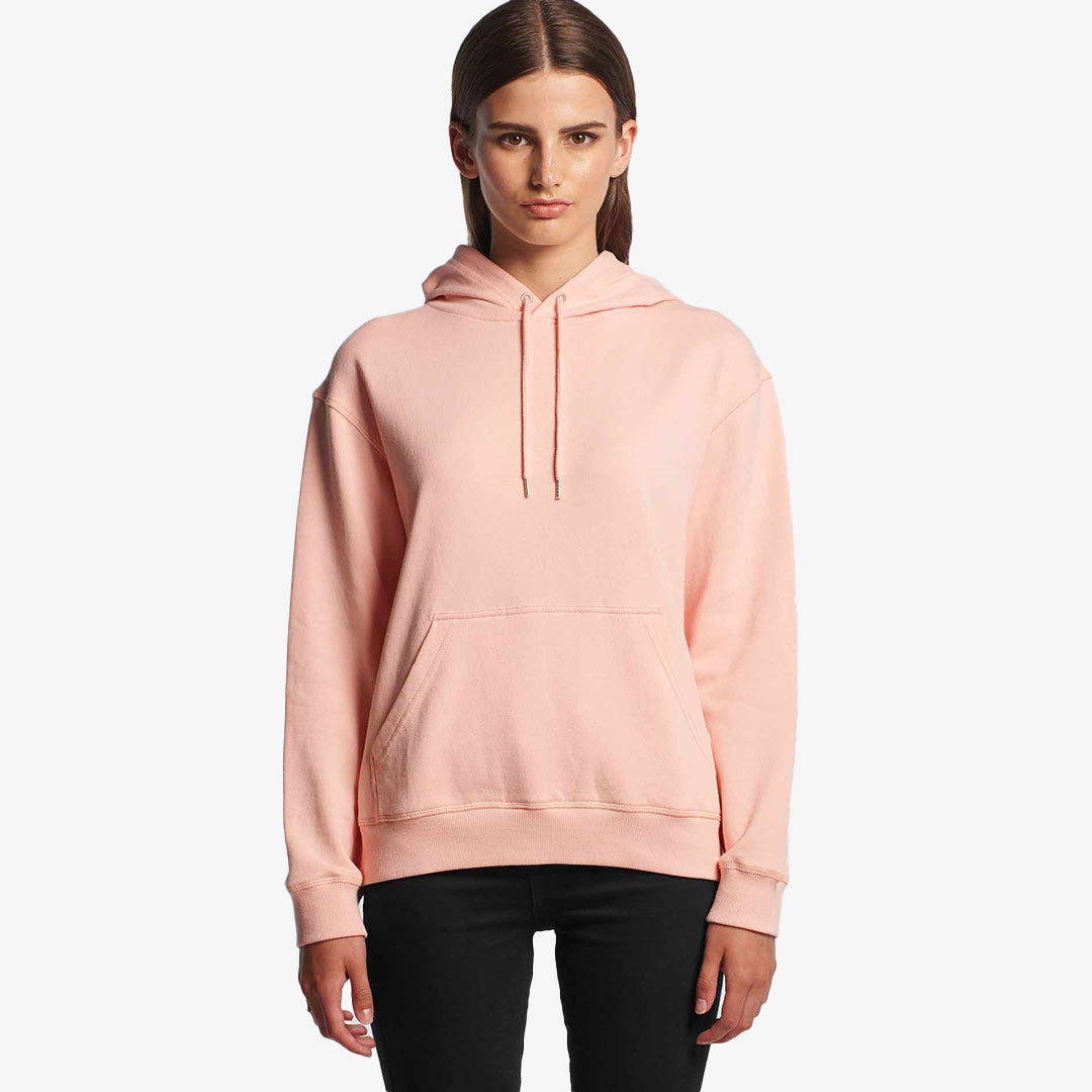 Woman wearing AS Colour Women's Premium Hoodie in Pale Pink Front - 4120