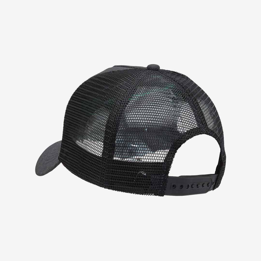 Order Personalised Legend Life Heathered Mesh Trucker Cap in Carbon Heather/Black - 4395