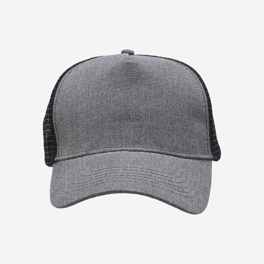 Charcoal Heather/Black - Front
