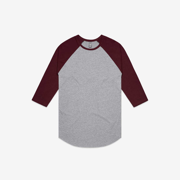 GREY MARLE/BURGUNDY - FRONT