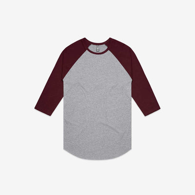 GREY MARLE/BURGUNDY - FRONT