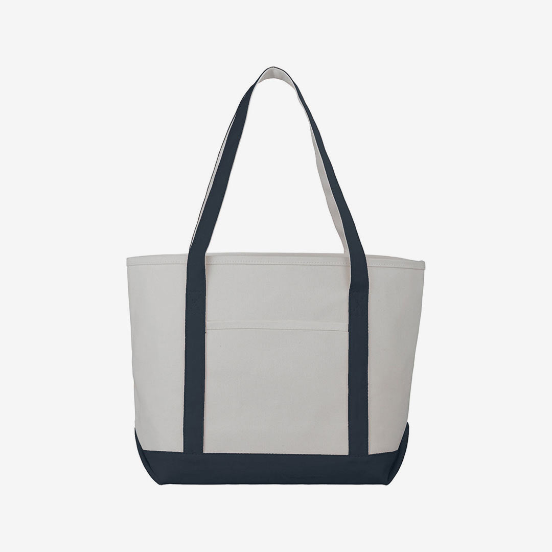 Premium Heavy Weight Cotton Boat Tote Premium Heavy Weight Cotton Boat Tote