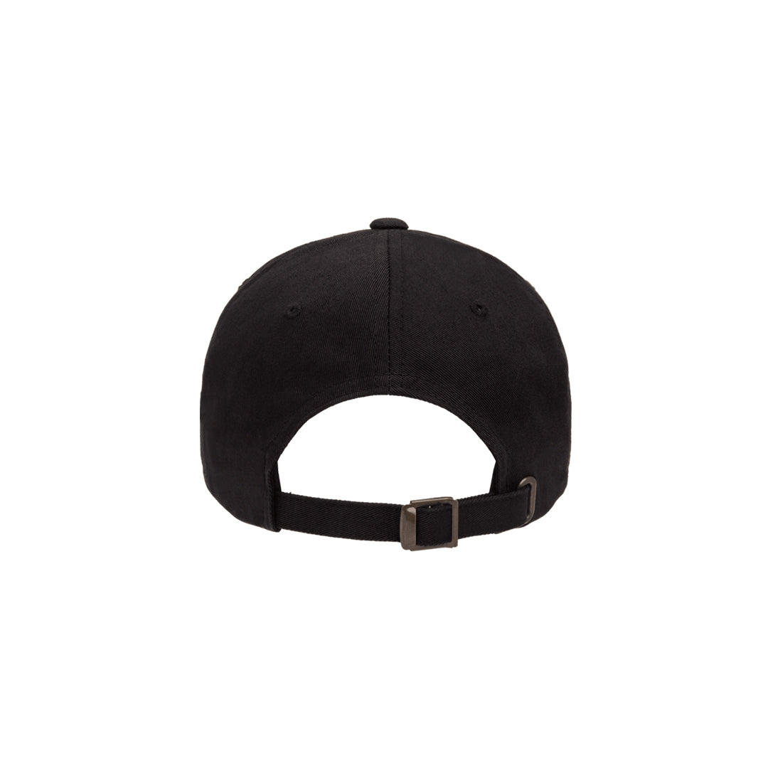 Yupoong Low Profile Cotton Twill Dad Hat Black Back - 6245CM