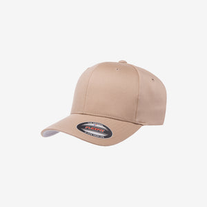 Flexfit Worn by the World Classic Cap Khaki Left Slant Angle – 6277