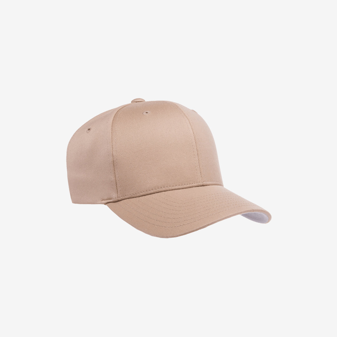 Flexfit Worn by the World Classic Cap Khaki Right Angle – 6277