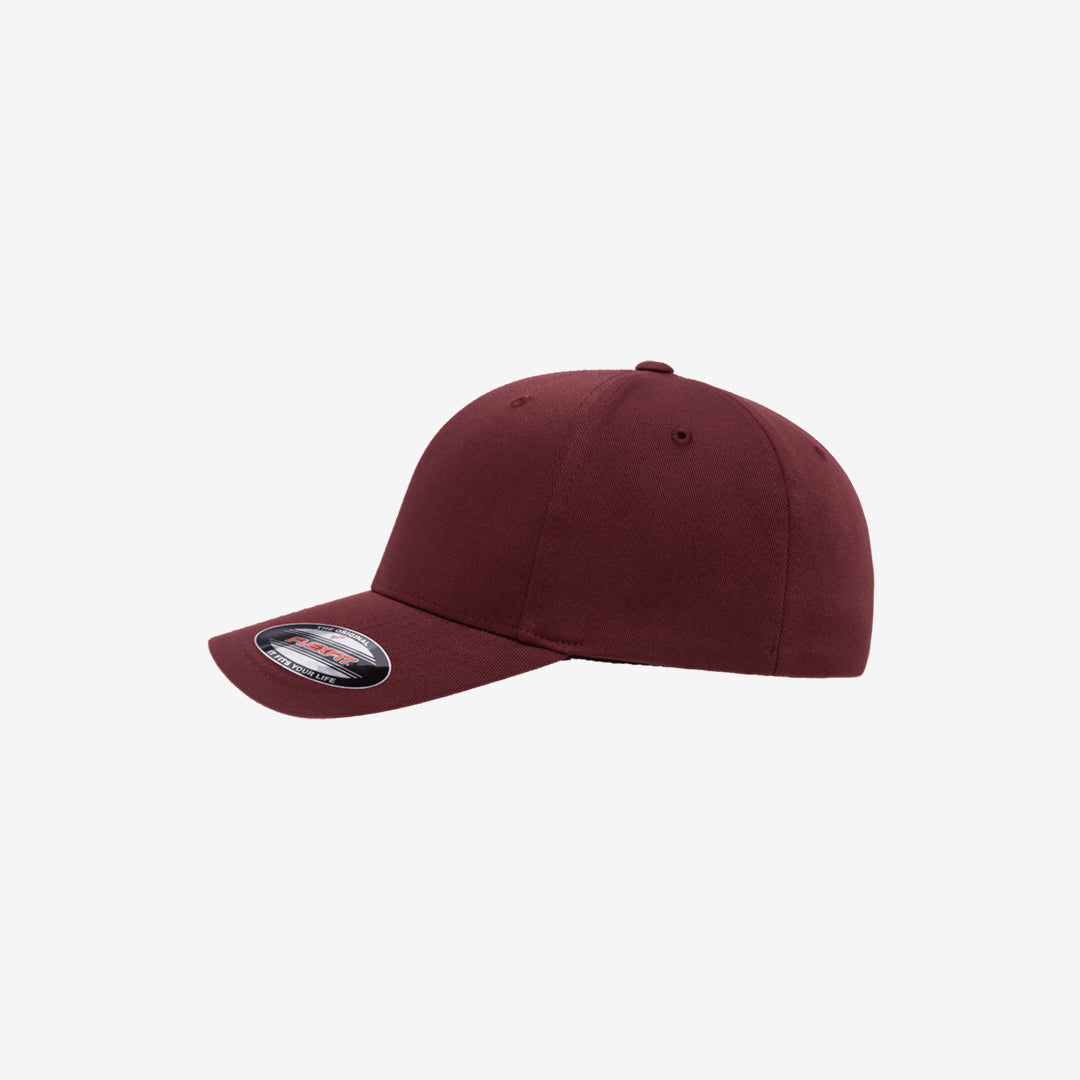 Flexfit Worn by the World Classic Cap Maroon Left Angle – 6277