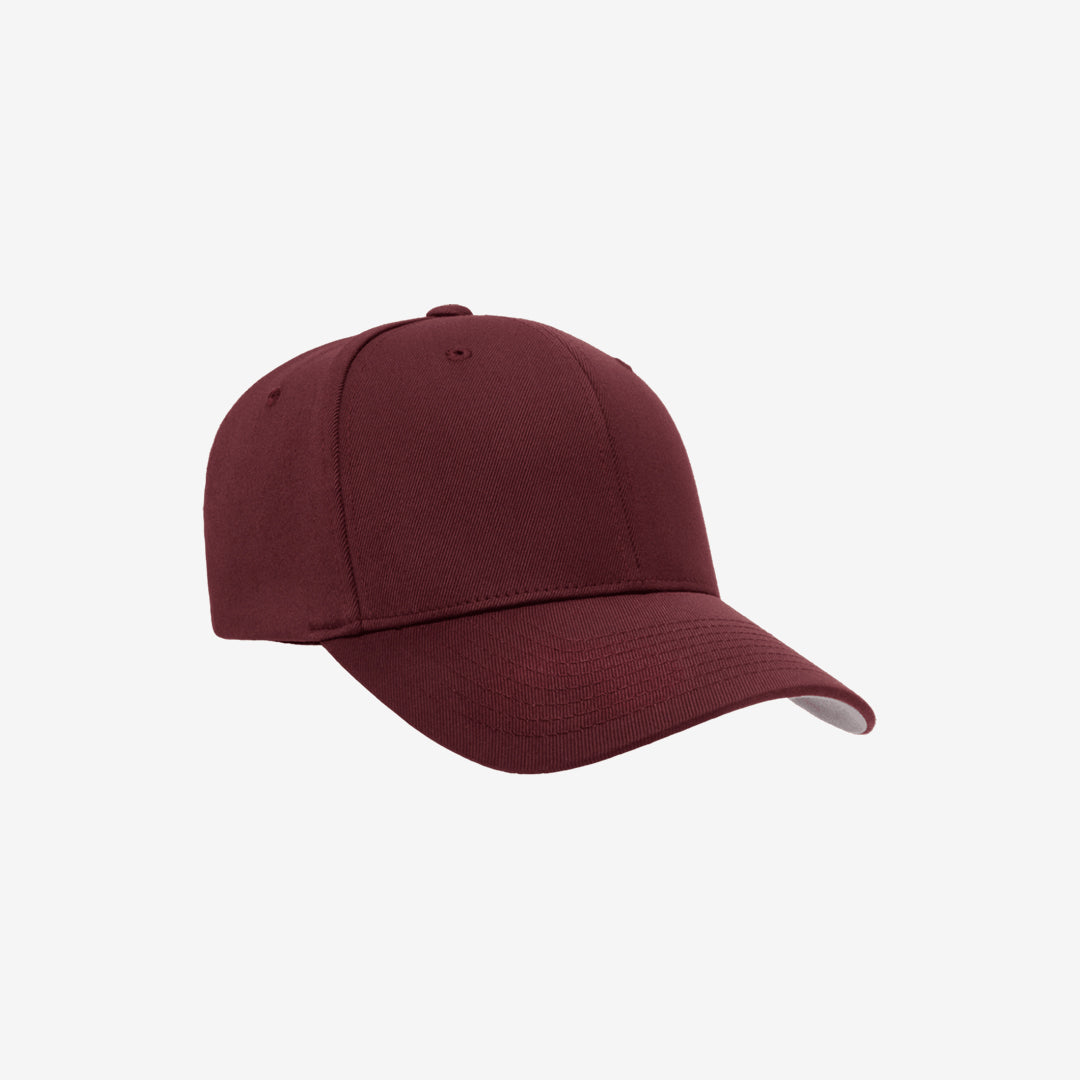 Flexfit Worn by the World Classic Cap Maroon Right Angle – 6277