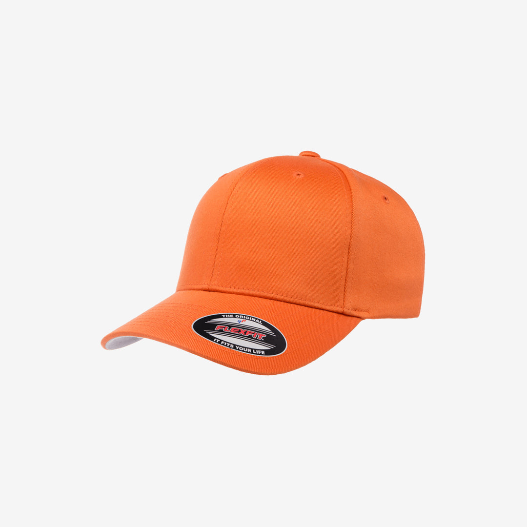 Flexfit Worn by the World Classic Cap Orange Left Slant Angle – 6277