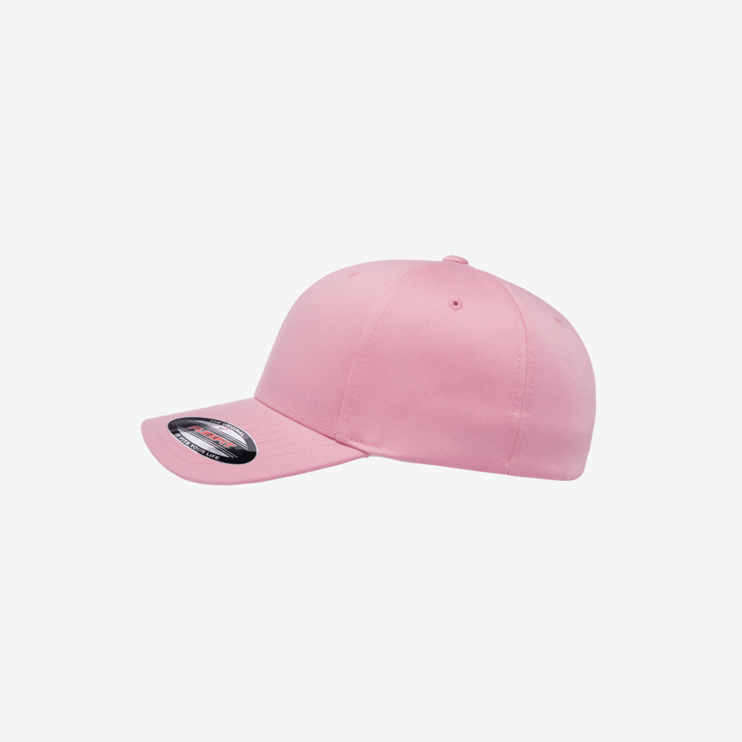 Flexfit Worn by the World Classic Cap Baby Pink Left Angle – 6277