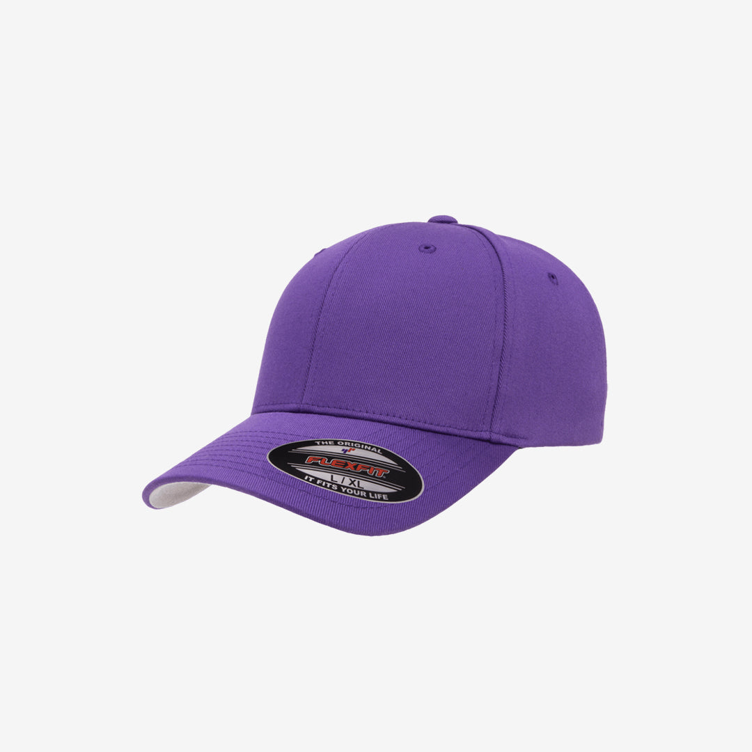 Flexfit Worn by the World Classic Cap Purple Left Slant Angle – 6277