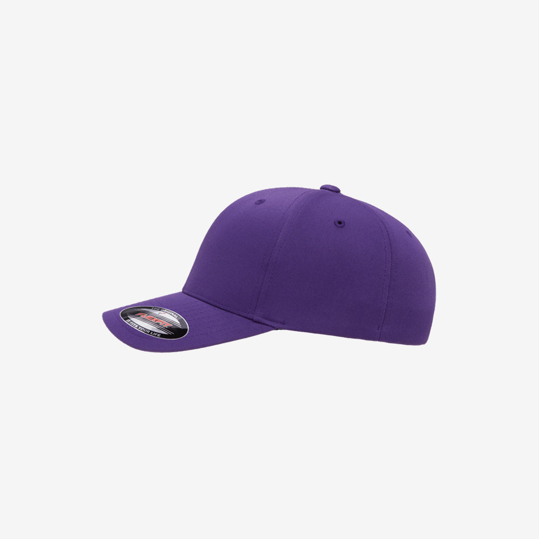 Flexfit Worn by the World Classic Cap Purple Left Angle – 6277