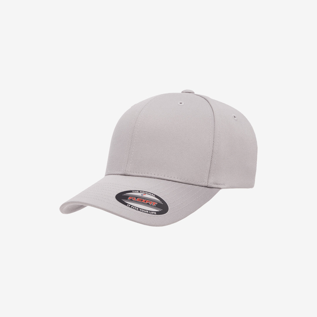 Flexfit Worn by the World Classic Cap Silver Left Slant Angle – 6277