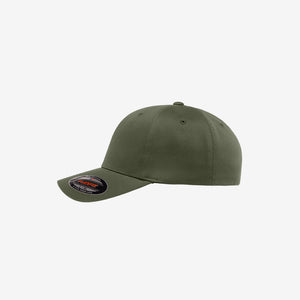 Flexfit Worn by the World Classic Cap Olive Left Angle – 6277