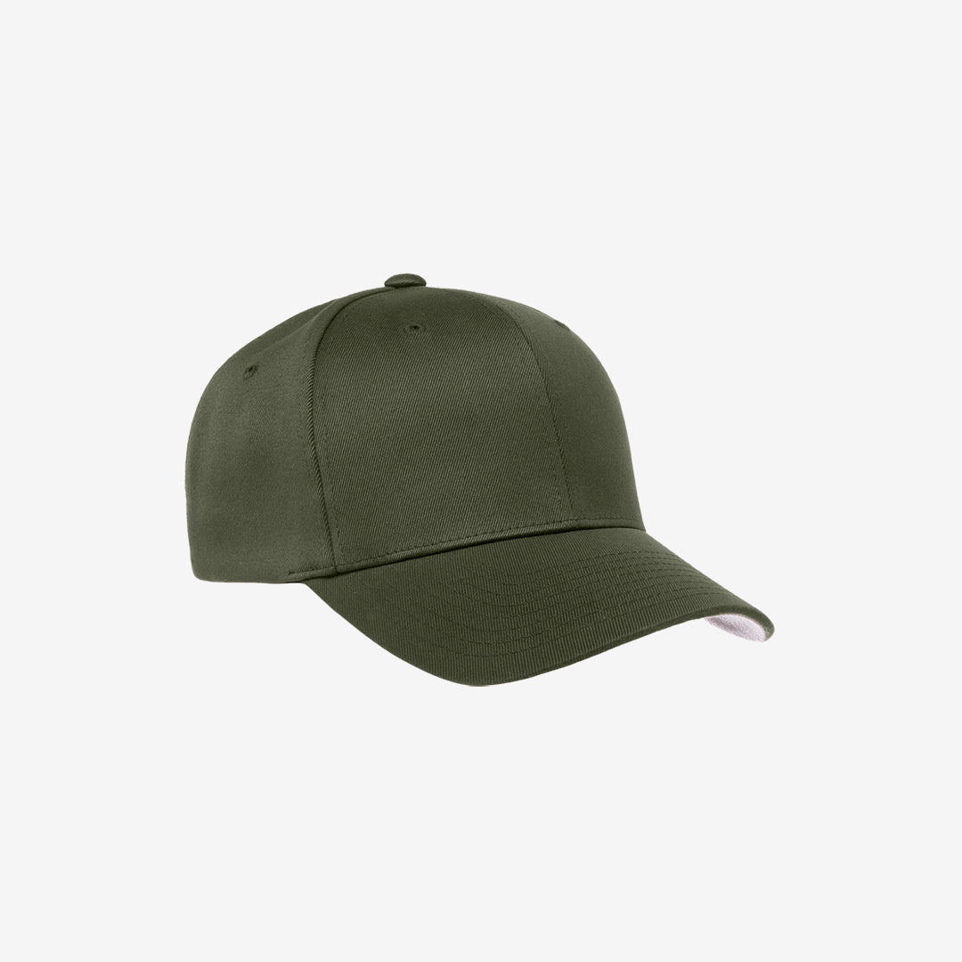 Flexfit Worn by the World Classic Cap Olive Right Angle – 6277