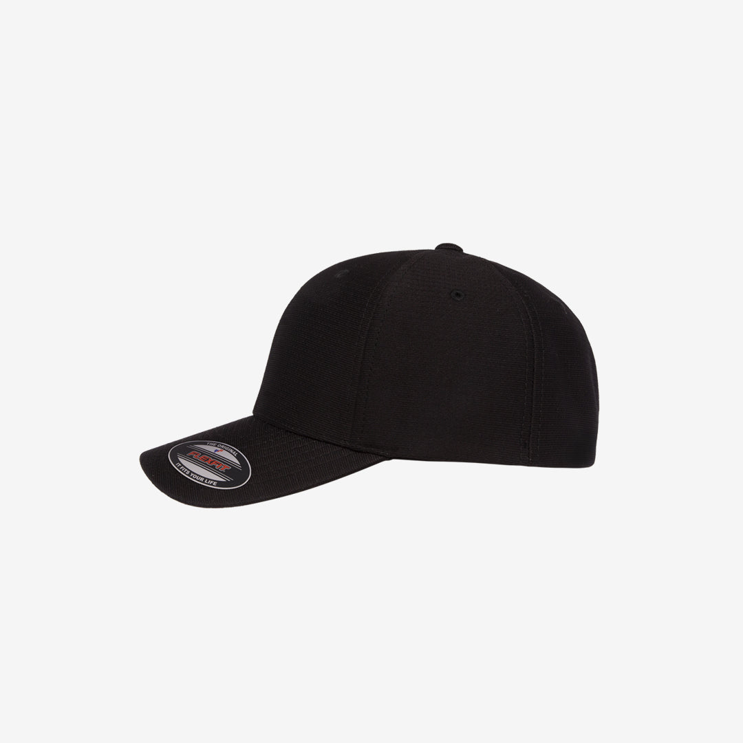 Flexfit Cool Dry Sports Cap Black Left - 6572