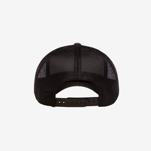 Yupoong Two-Tone Retro Wade Trucker Mesh Cap Charcoal/Black Back - 6606T
