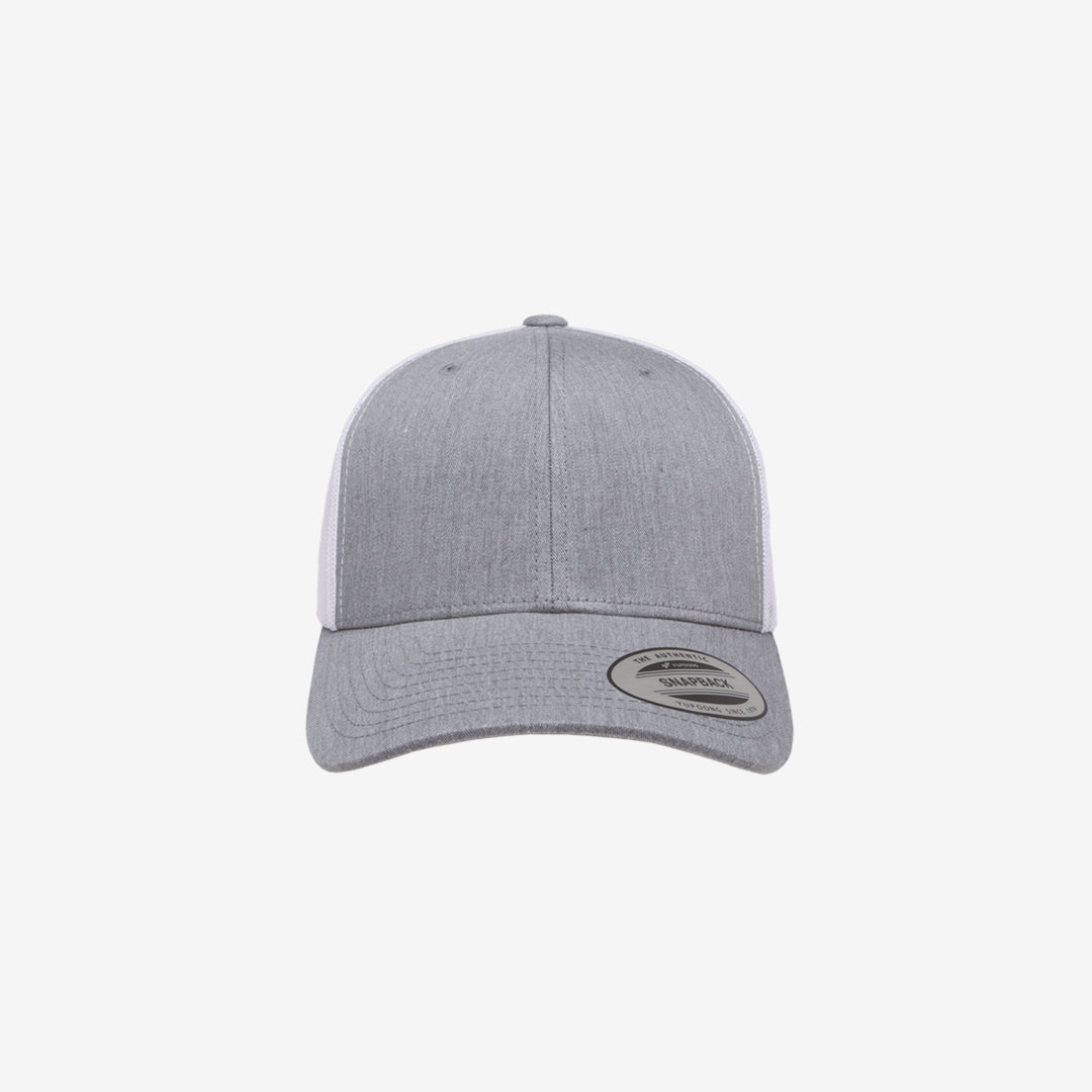 Heather Grey/White - Front