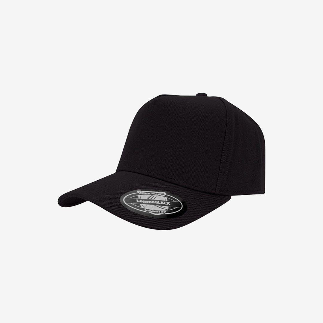 Shop Personalised Legend Life A-Frame Cap in Black - 7001