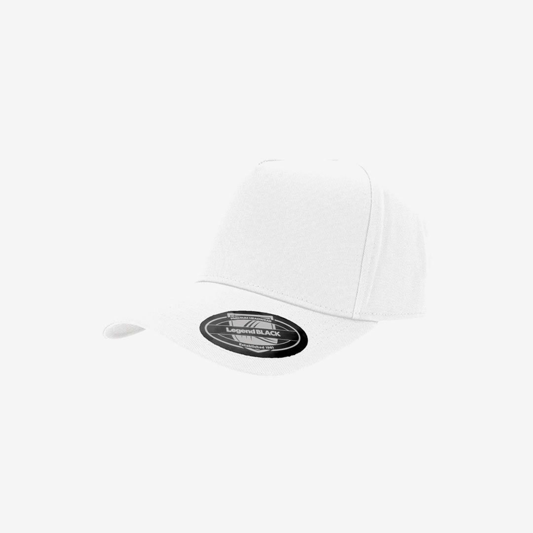 Shop Personalised Legend Life A-Frame Cap in White - 7001