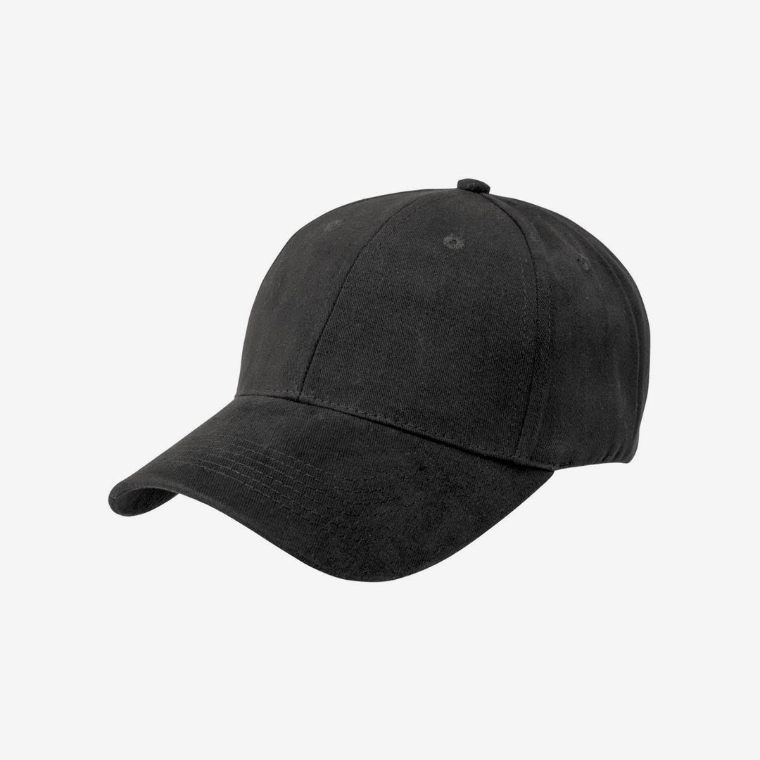 Legend Life Premium Soft Cotton Cap in Black - 8000