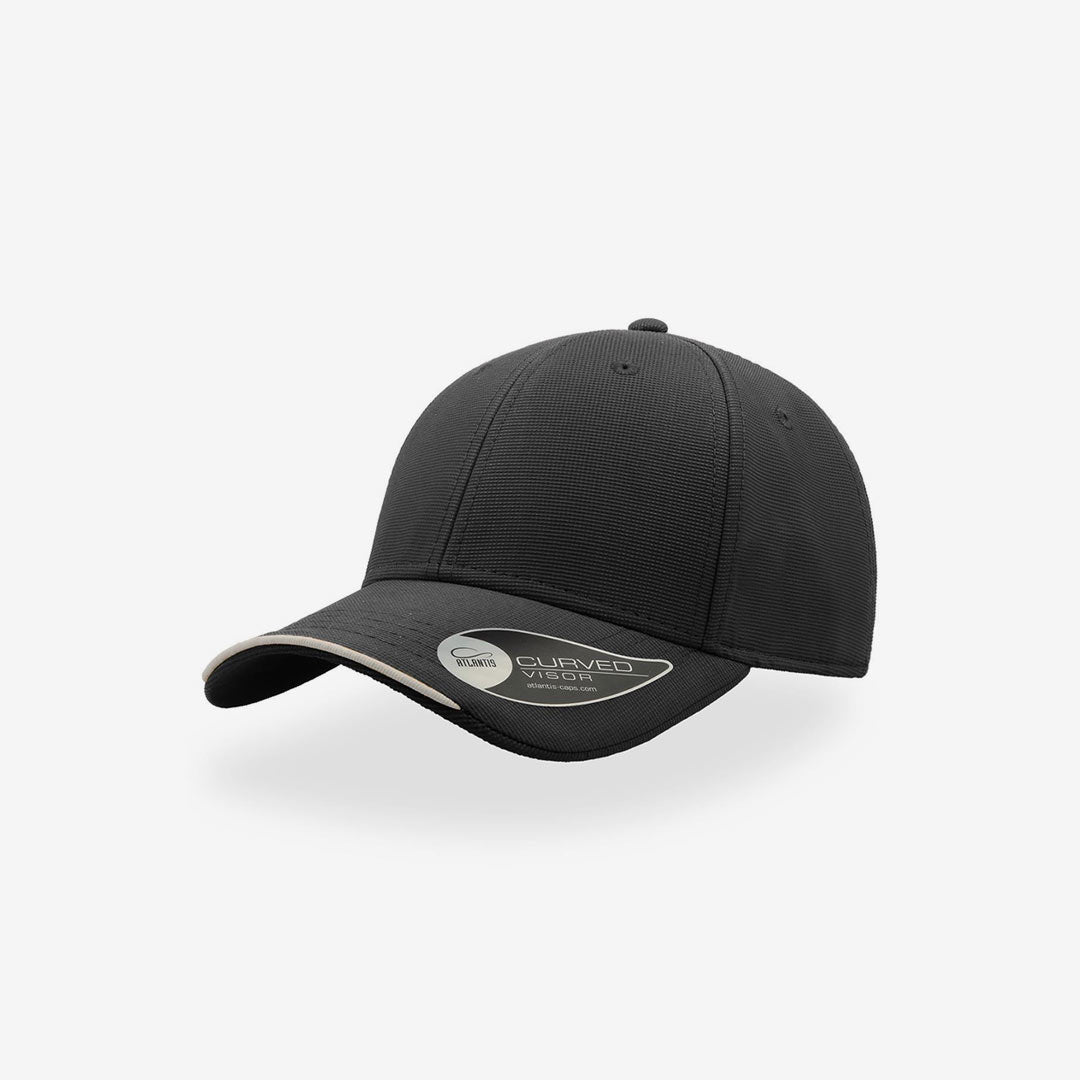 Shop Quality Personalised Atlantis Estoril Cap in Dark Grey Detail - A1300